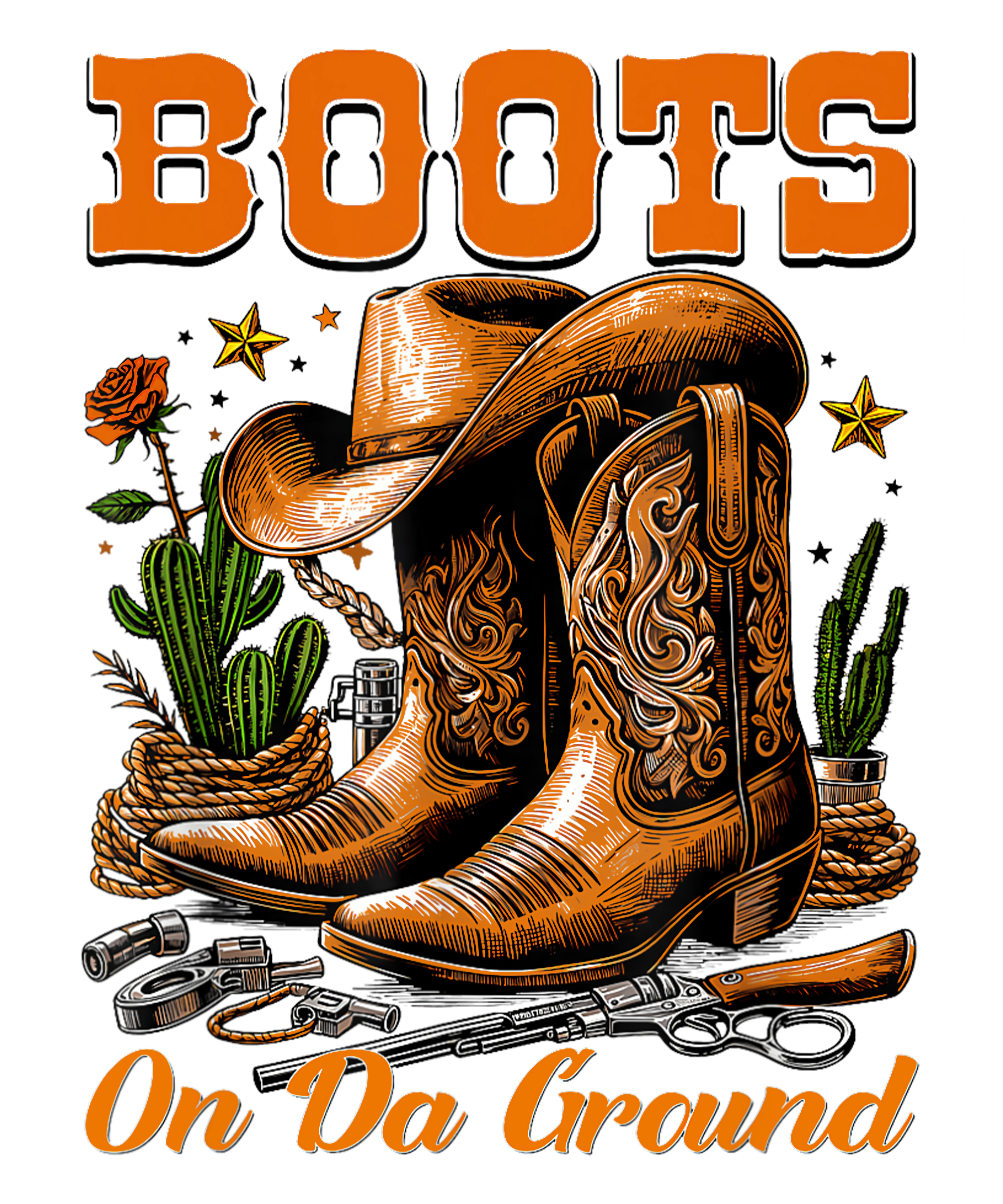 Boots On the ground DTF transfers