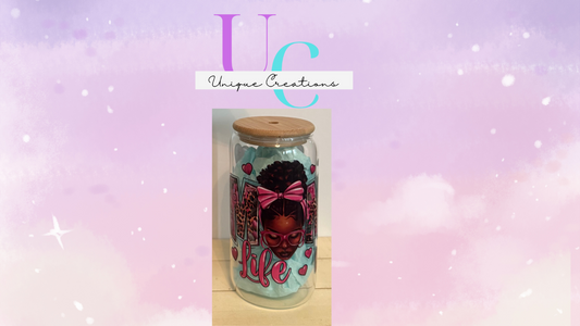 Glass can mug- trending cafe edition