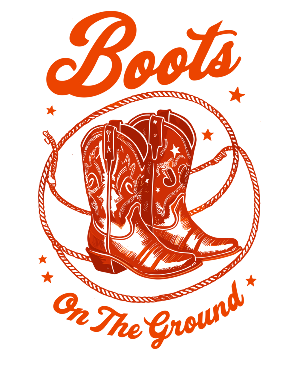 Boots On the ground DTF transfers