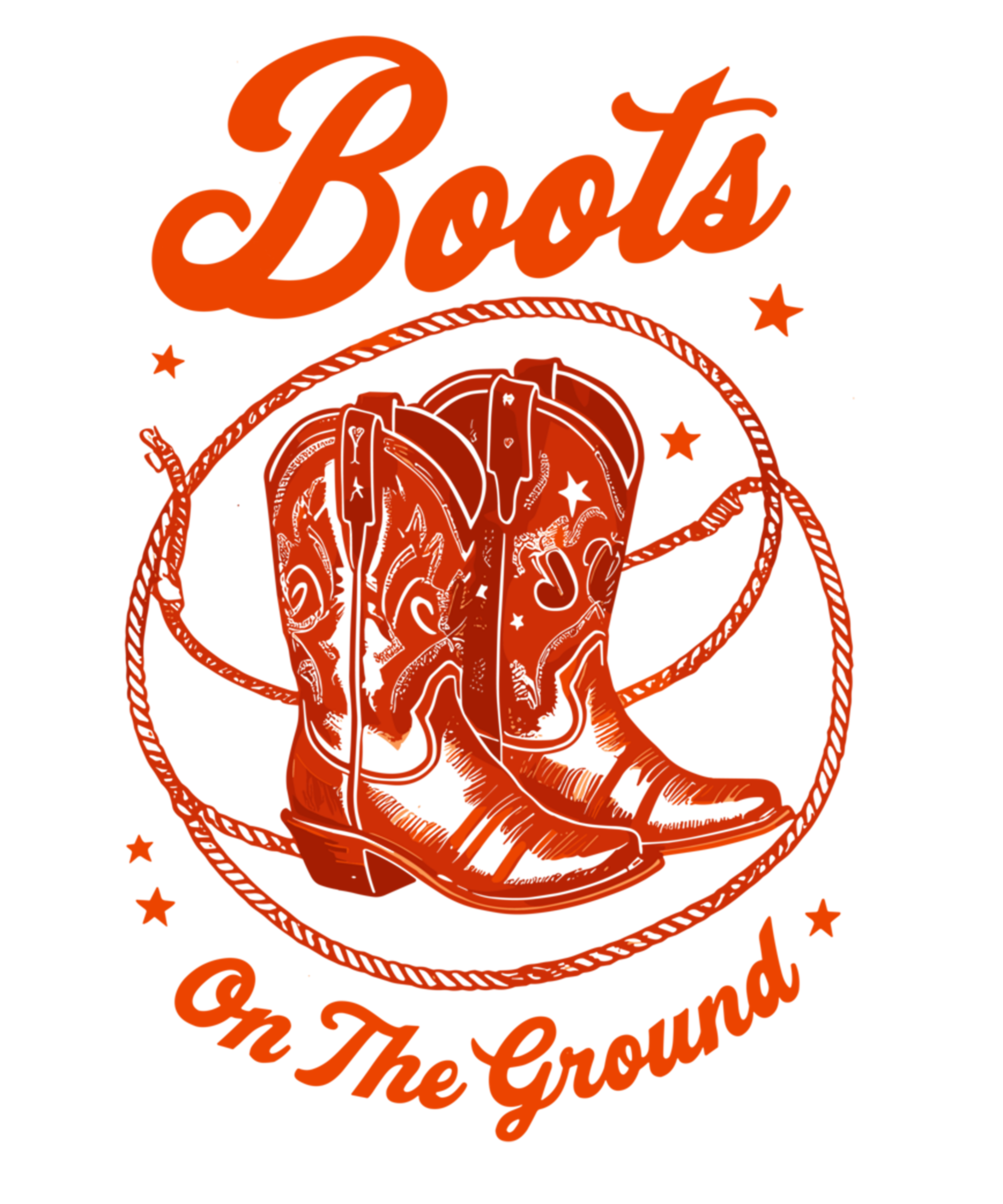 Boots On the ground DTF transfers