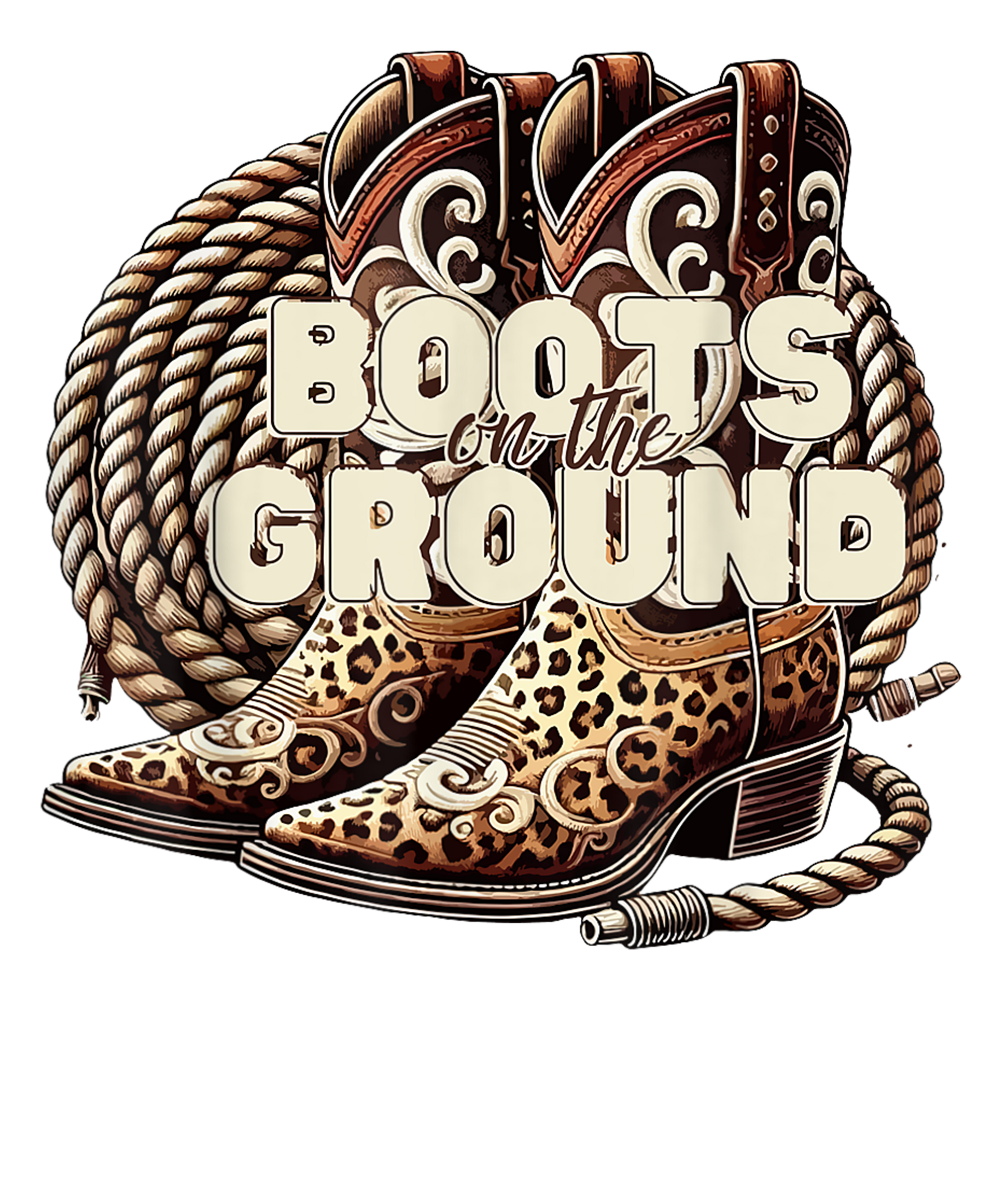 Boots On the ground DTF transfers