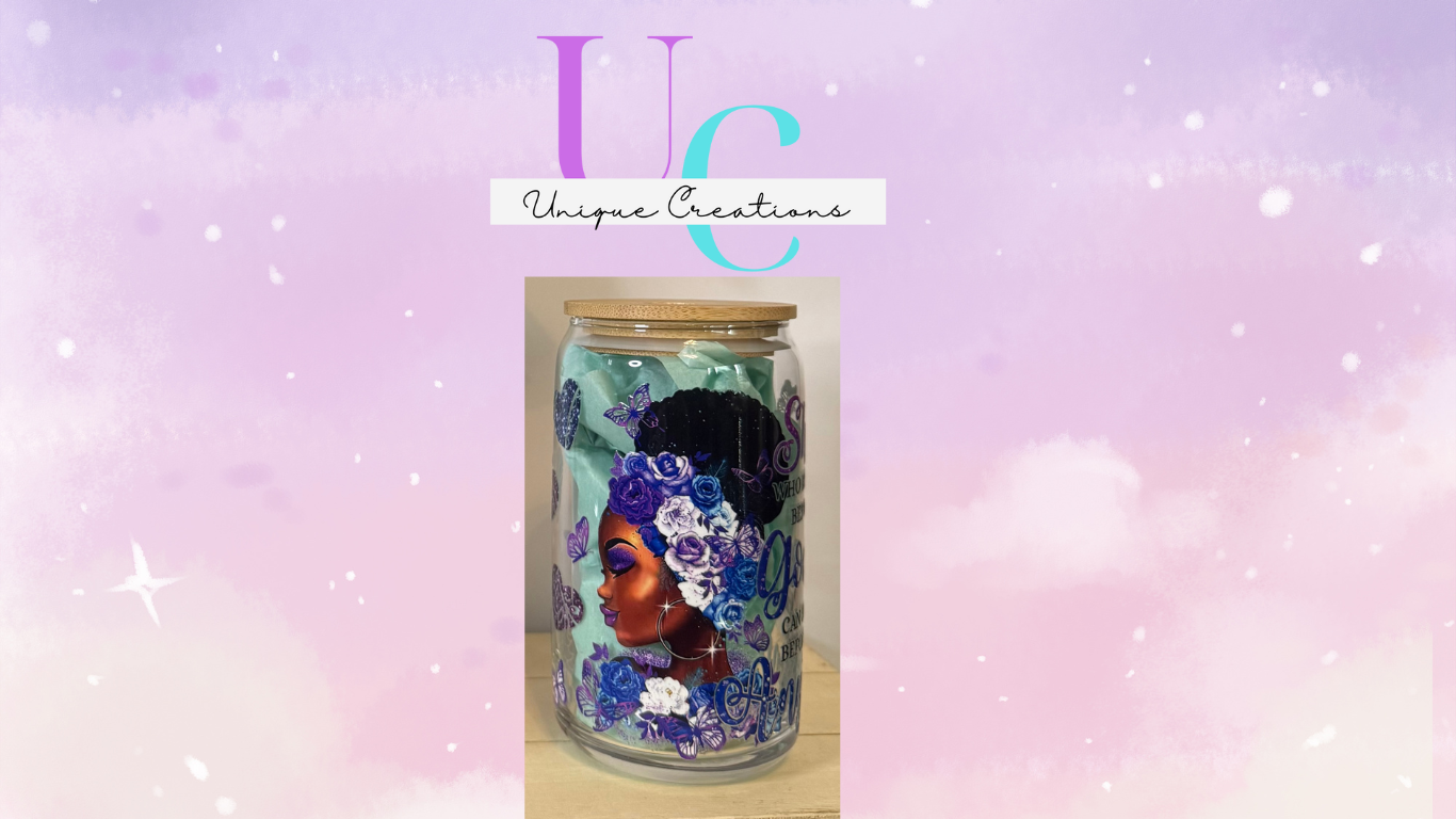 Glass can mug -Faith edition