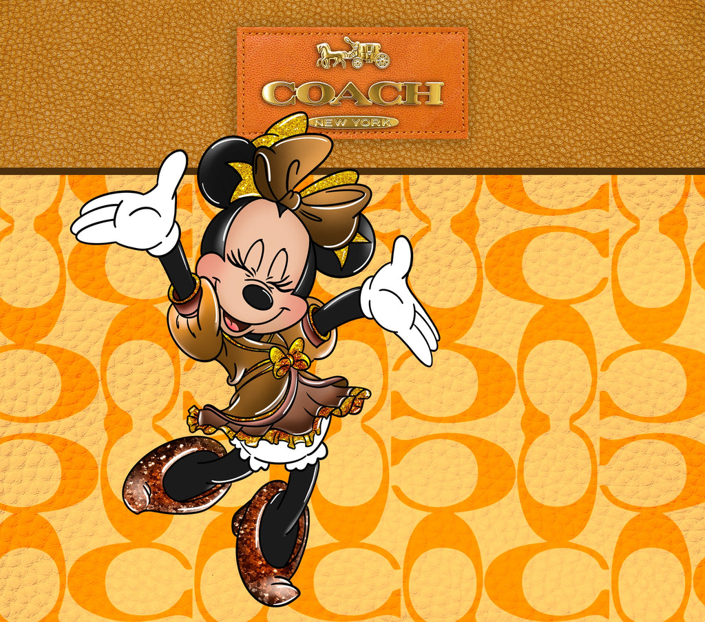 Designer purse tumbler-Minnie