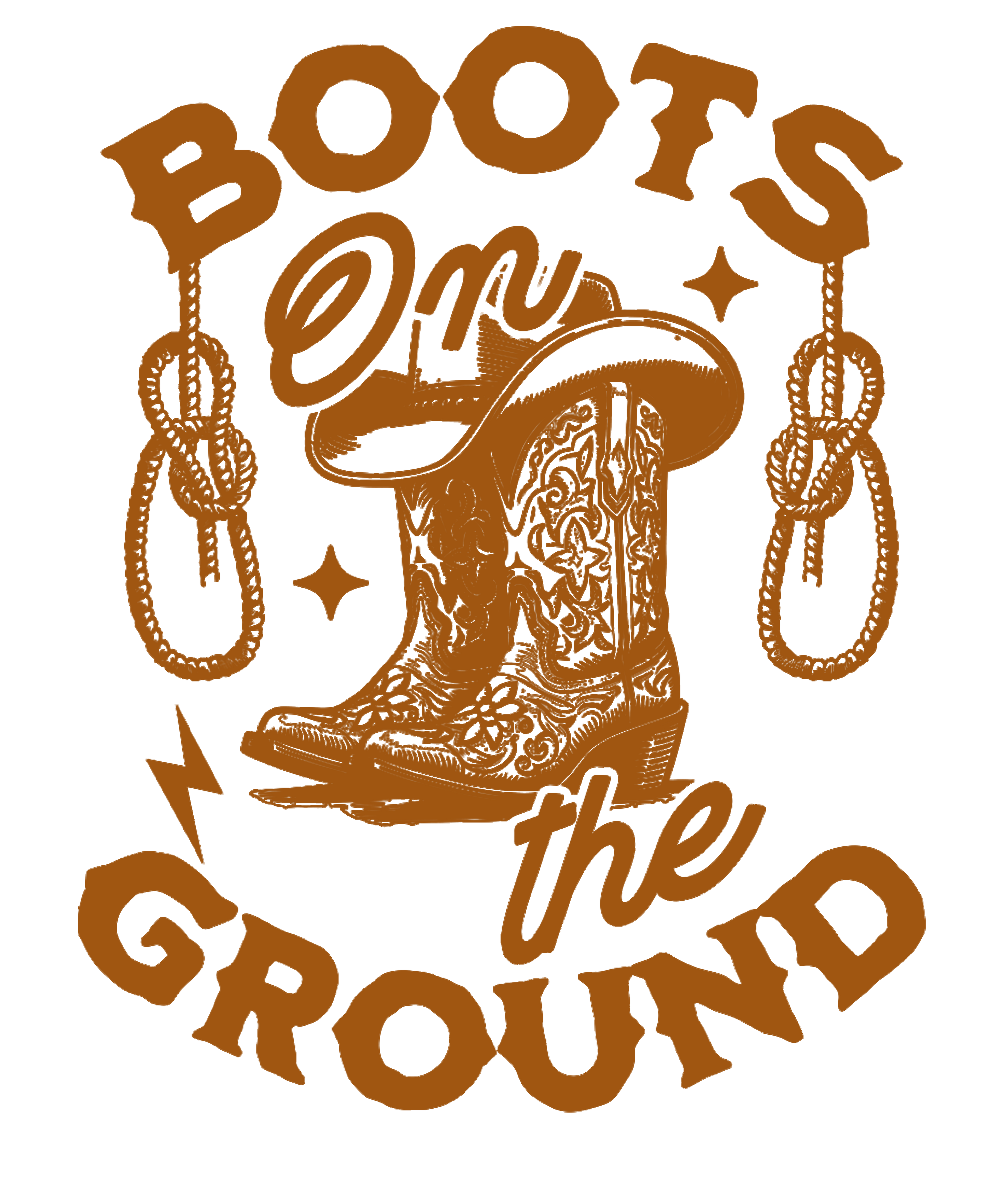 Boots On the ground DTF transfers