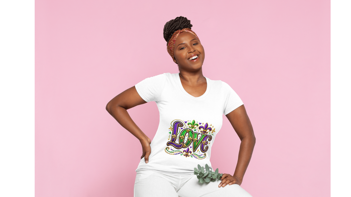 Mardi Gras theme -T-shirt