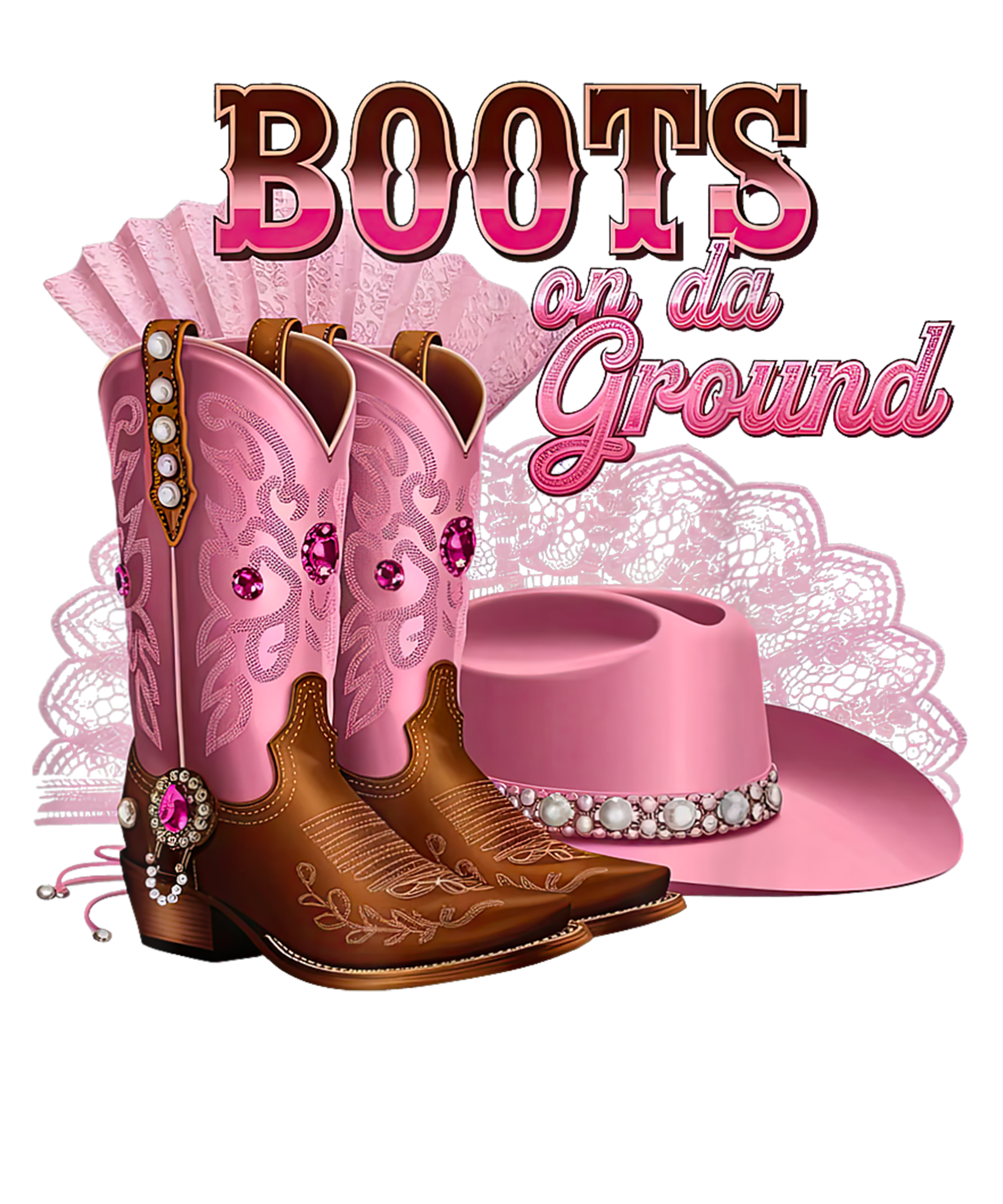 Boots On the ground DTF transfers