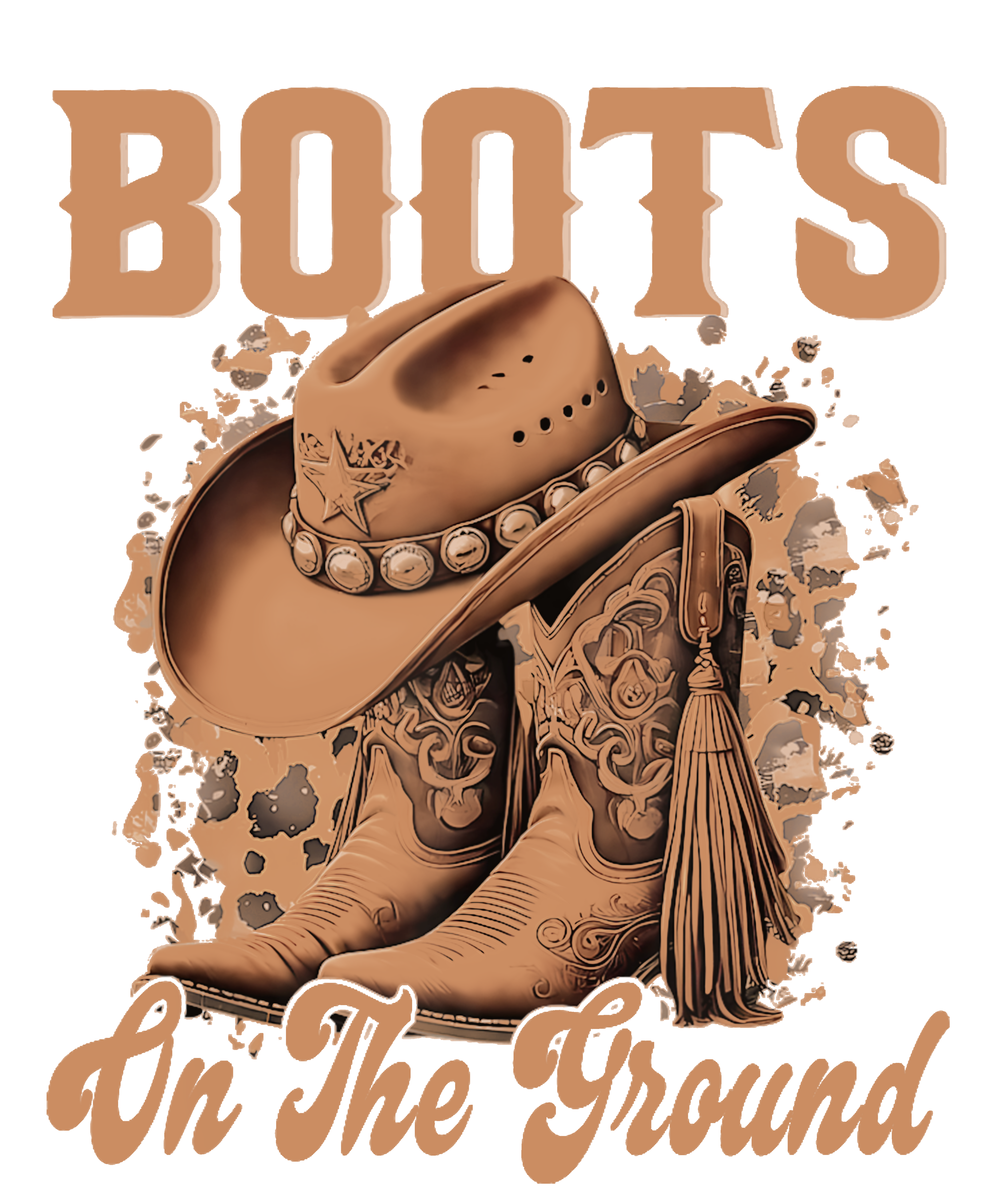 Boots On the ground DTF transfers