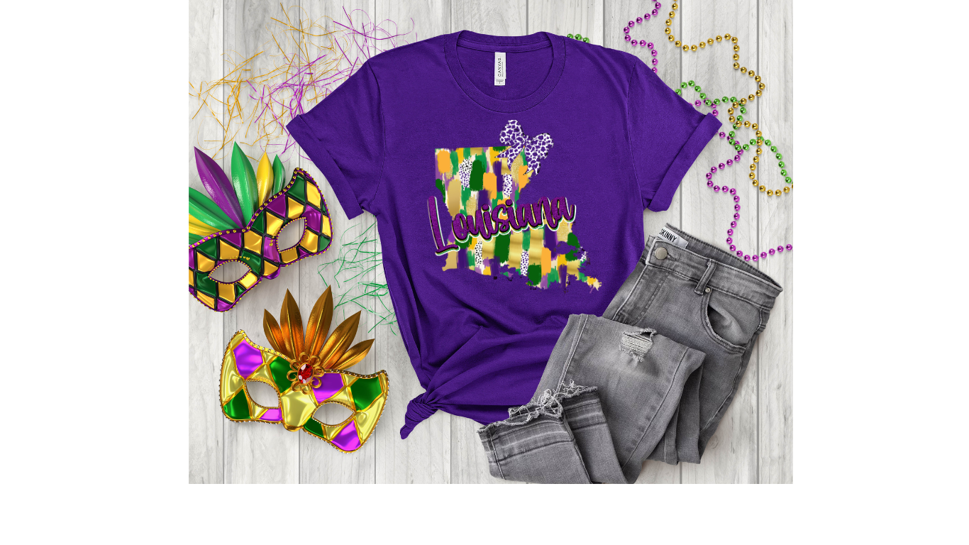Mardi Gras theme -T-shirt