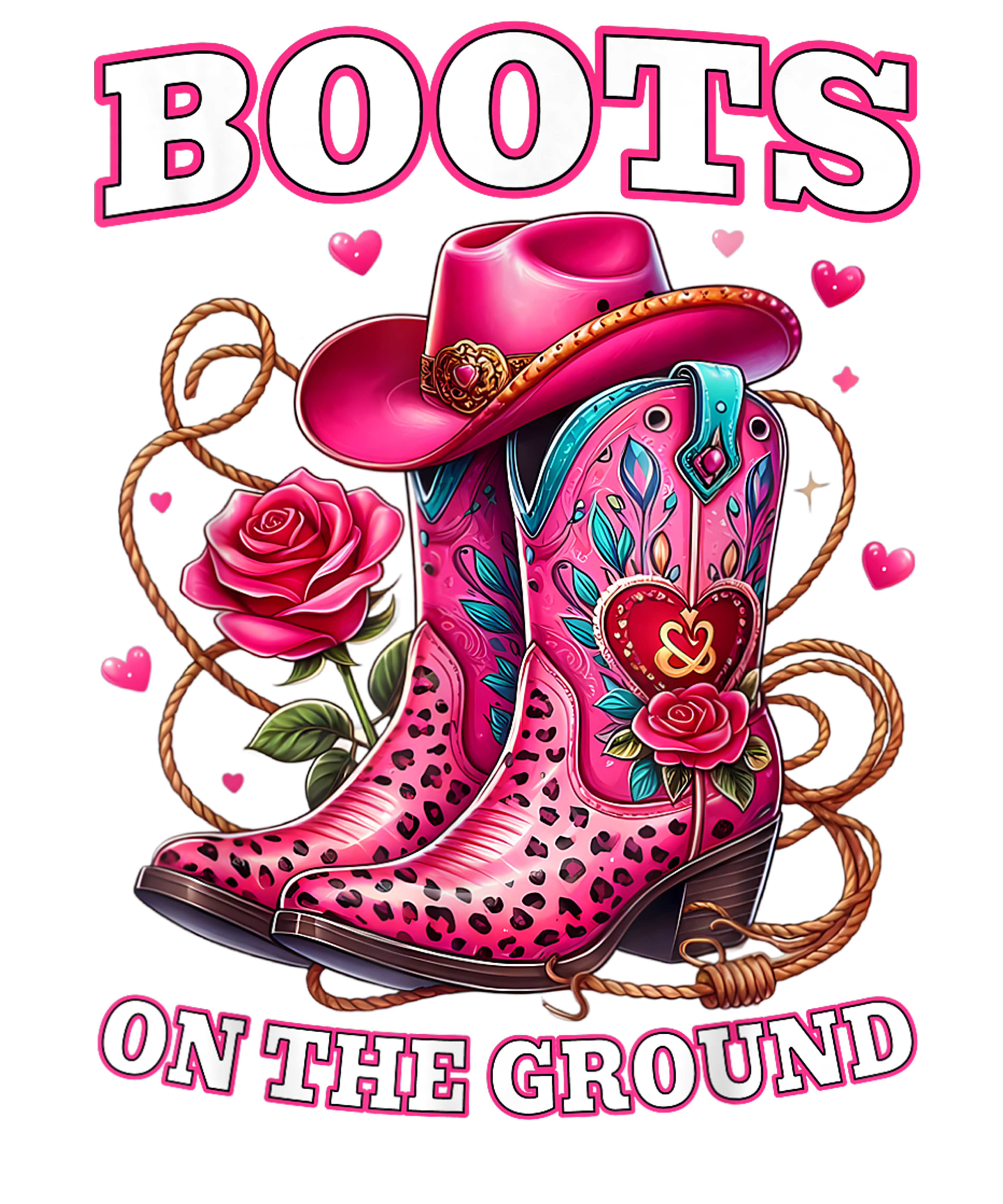 Boots On the ground DTF transfers