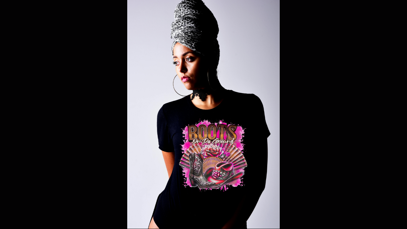 Boots on the ground Pink and Black