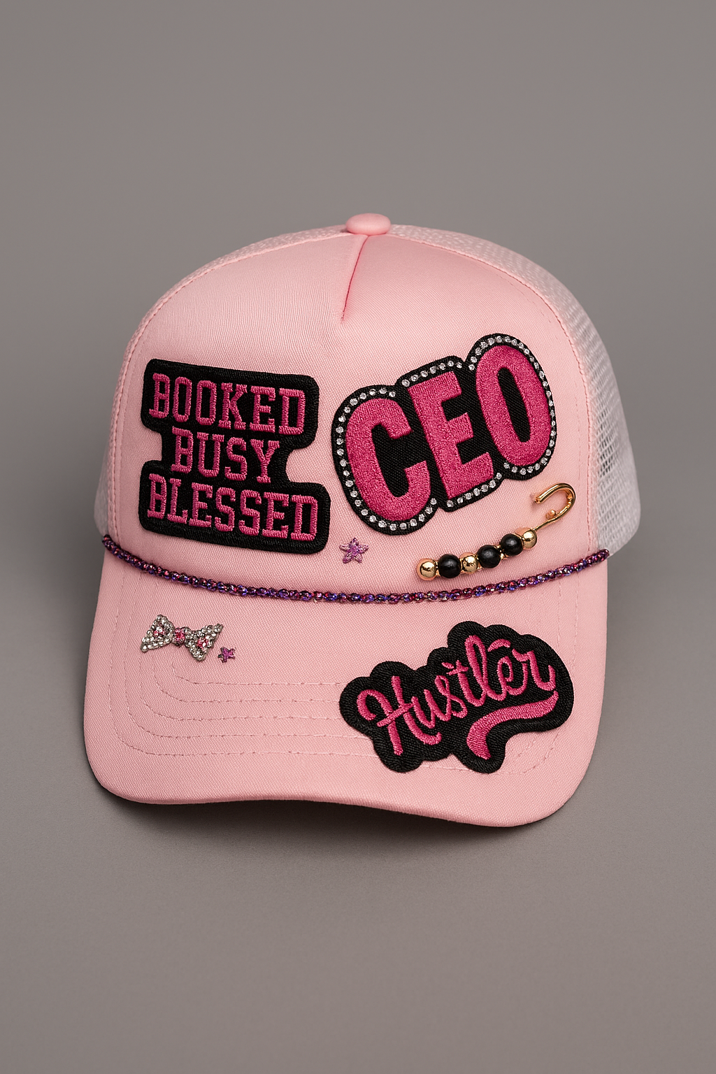 Booked Busy Blessed-Trucker Hat