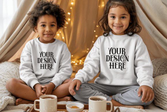 Custom Logo Kids Sweatshirt | Personalized Business & Brand Apparel